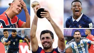 <p>ONCE UPON A TIME IN THE WEST: Erling Haaland, Kylian Mbappé, Leo Messi, Rodri and Pico Lopes were at the heart of the drama. </p>