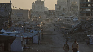 <p>The exact circumstances of the incident remained unclear. But Israeli media reports and interviews with local Palestinian officials suggested a group of settlers entered Tell on Friday morning and were confronted by residents who were fearful of an attack. Picture: Jehad Alshrafi.</p>
