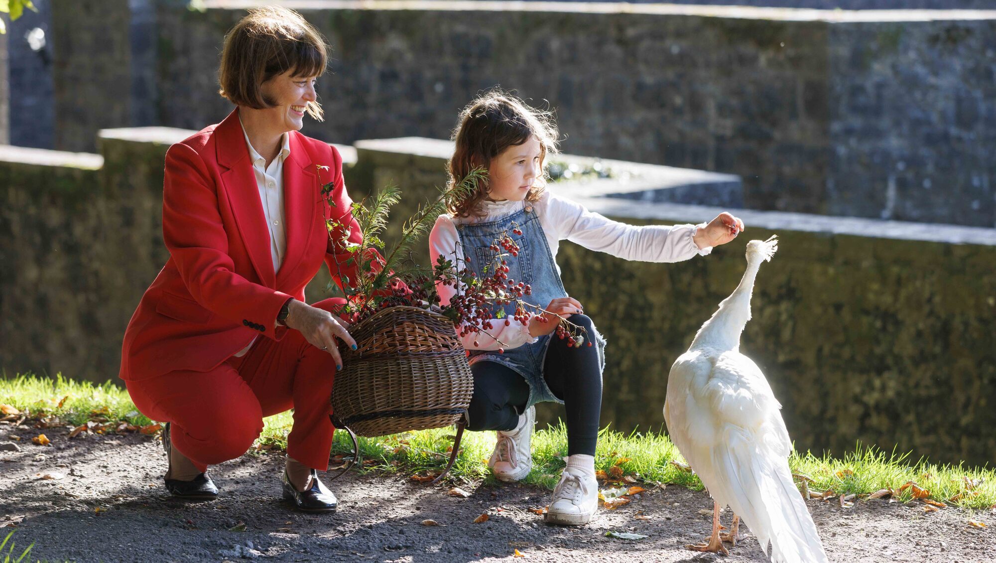 Rethink Ireland chief executive Deirdre Mortell with Emily Kelly at Bunratty Castle, Co Clare, at the launch of the €1.5m Clare Communities Fund, which is supported by the Dormant Accounts Fund. File picture: Eamon Ward