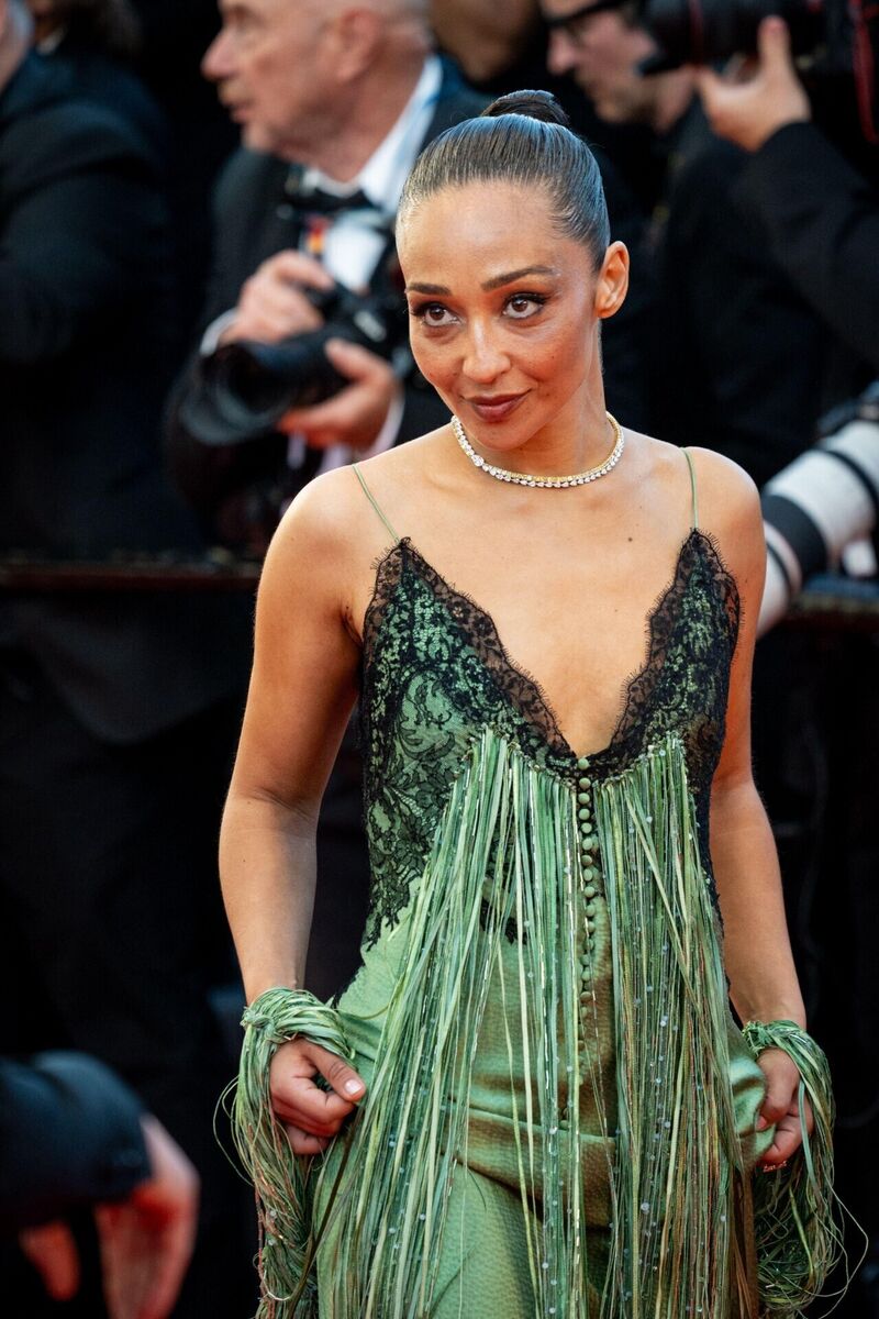 Actress Ruth Negga wearing Dior at the Cannes Film Festival. 
