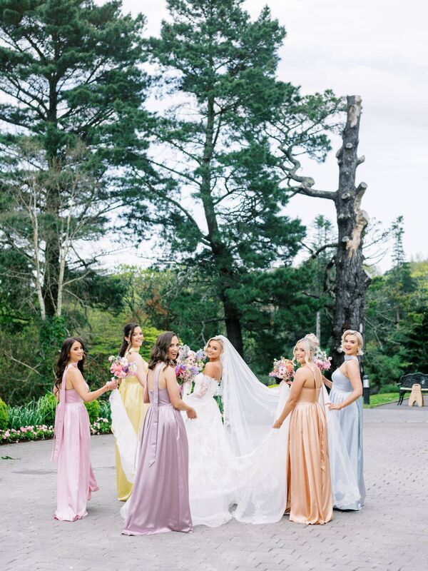 Jessica Tuite with her bridal party. Pictures: Sean Lordan, Studio Lordan Jessica Tuite with her bridal party. Pictures: Sean Lordan, Studio Lordan
