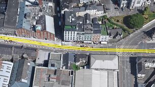 <p>Proposed Cork Luas Route will travel through MacCurtain Street.</p> <p>Proposed Cork Luas Route will travel through MacCurtain Street.</p>