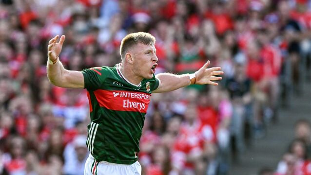 <p>EMBRACE THE CHAOS: Mayo's Ryan O'Donoghue celebrates his 6th minute goal in the semi-final against Louth. Pic: Ray McManus/Sportsfile</p>