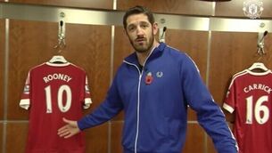 WATCH: Wade Barrett went to Old Trafford in search of Wayne Rooney