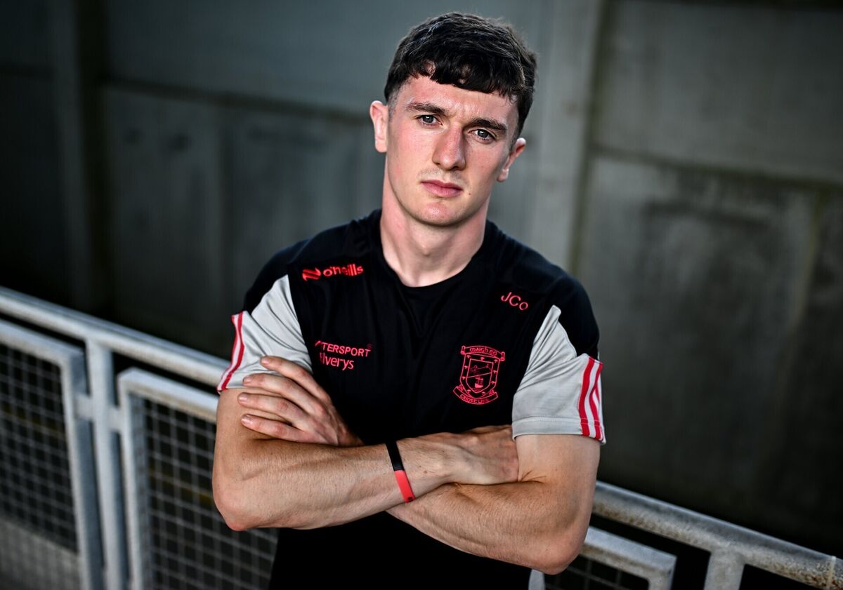 Jack Coyne during the Mayo GAA Football Pre-All-Ireland Senior Final media conference at Hastings Insurance MacHale Park in Castlebar, Mayo. Jack Coyne during the Mayo GAA Football Pre-All-Ireland Senior Final media conference at Hastings Insurance MacHale Park in Castlebar, Mayo.