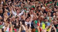 Jack Coyne lifts the Sam Maguire Cup 26/7/2026