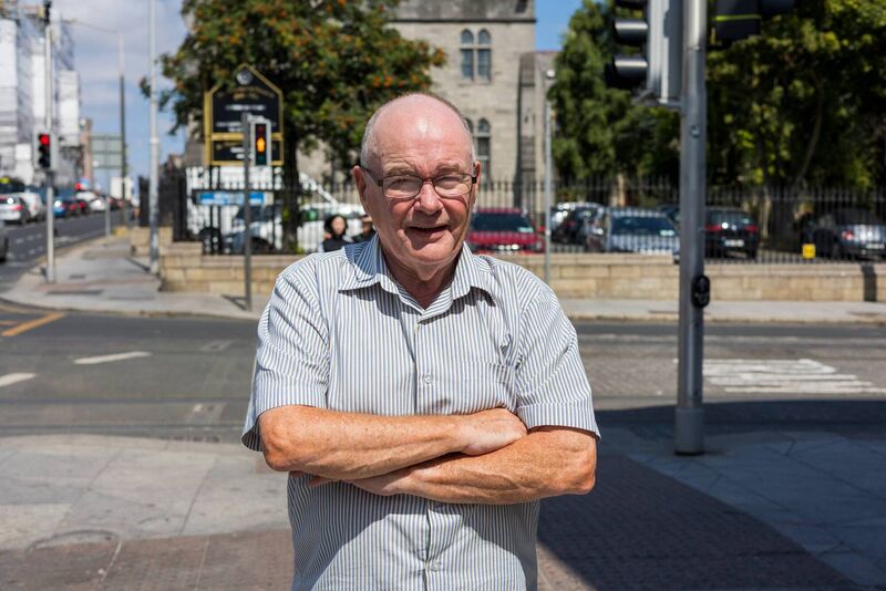 Brian Byrne outside The Friends of the Elderly in Bolton Street, Dublin. The 73-year-old started attending the centre after his wife died in 2023 Brian Byrne outside The Friends of the Elderly in Bolton Street, Dublin. The 73-year-old started attending the centre after his wife died in 2023