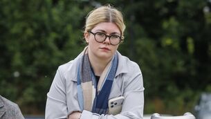 <p>Health Care Assistant Ciara Corvan arrives at Craigavon Crown Court. Picture: Liam McBurney/PA Wire</p>