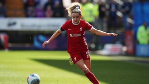 <p>ON THE MOVE: Republic of Ireland striker Leanne Kiernan has left Liverpool to join Women’s Super League 2 club Newcastle for an undisclosed fee. Pic: Jess Hornby/Getty Images.</p>