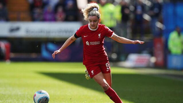 <p>ON THE MOVE: Republic of Ireland striker Leanne Kiernan has left Liverpool to join Women’s Super League 2 club Newcastle for an undisclosed fee. Pic: Jess Hornby/Getty Images.</p>
