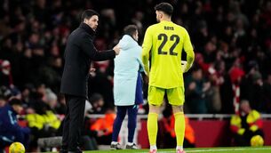 <p>TACTICAL TIME-OUT: English football will introduce a new trial this season in a bid to end the goalkeeper tactical time-out. Pic: John Walton/PA Wire.</p>