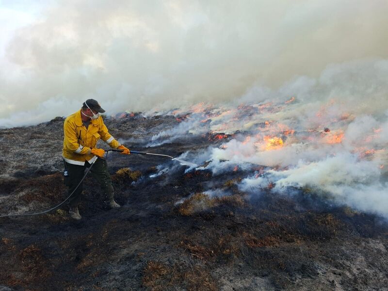 Firefighters are tackling the major wildfire which started in heathland at Ryvoan Bothy, near Nethy Bridge. Picture: RSPB Scotland/PA Wire Firefighters are tackling the major wildfire which started in heathland at Ryvoan Bothy, near Nethy Bridge. Picture: RSPB Scotland/PA Wire