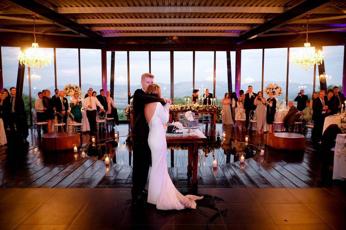 Kylee and Stephen Vincent on their wedding day. Picture: Patrick Furter. Kylee and Stephen Vincent on their wedding day. Picture: Patrick Furter.