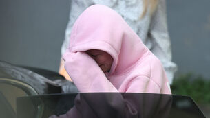 <p>Isobella Perrie Sullivan leaving after she appeared before a special sitting of Trim District Court in Co Meath. </p>