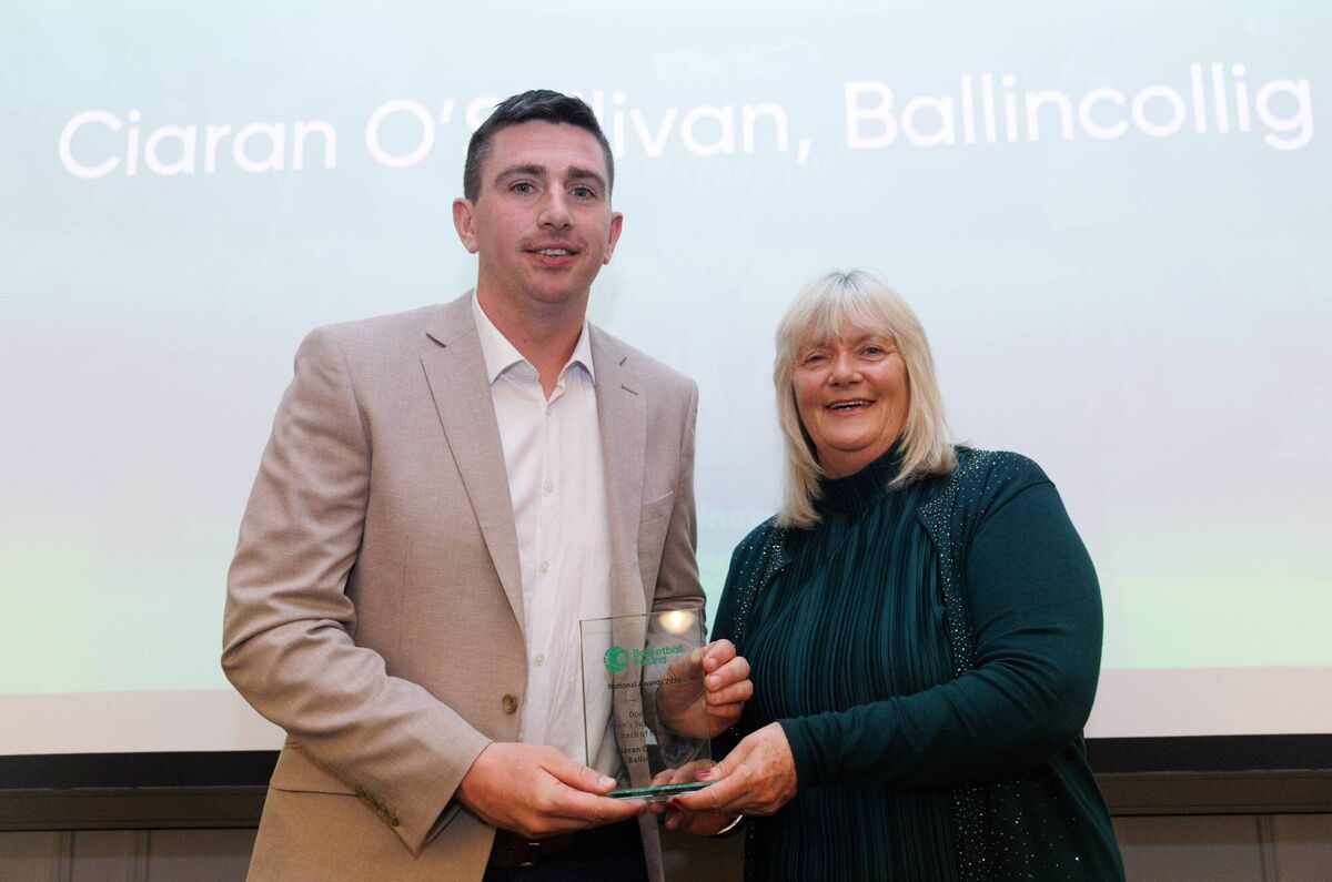 NO. 1: Ballincollig's Ciaran O'Sullivan was named Men's Super League Coach of the Year at Basketball Ireland's awards in Naas. Pic: Tom Maher, Inpho NO. 1: Ballincollig's Ciaran O'Sullivan was named Men's Super League Coach of the Year at Basketball Ireland's awards in Naas. Pic: Tom Maher, Inpho