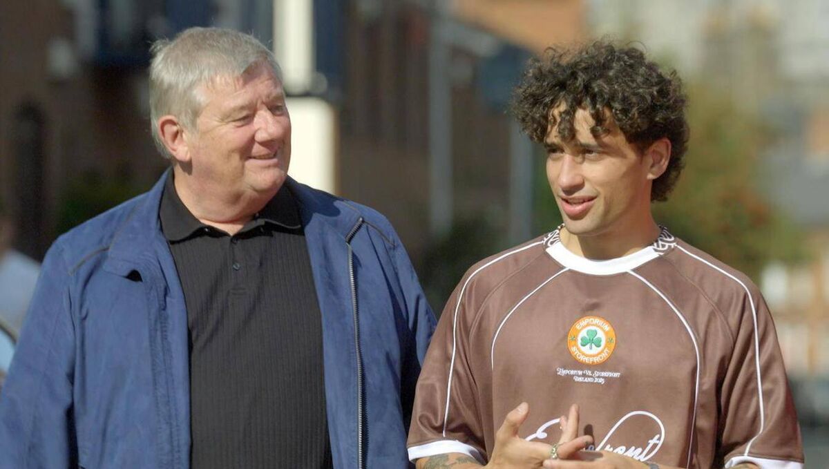 John Creedon and rapper Khaki Kid on the Musical Atlas of Ireland, on RTÉ One. John Creedon and rapper Khaki Kid on the Musical Atlas of Ireland, on RTÉ One.