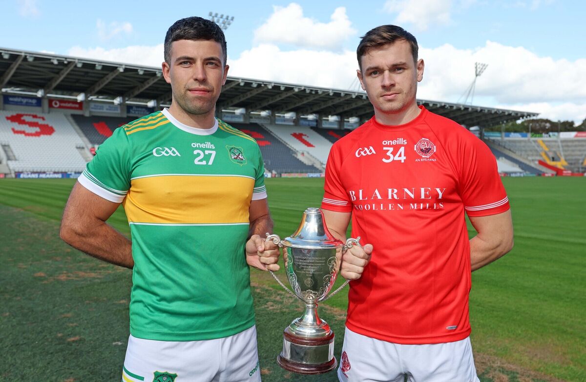 CONTENDERS: Castlelyons' Alan Fenton and Mark Coleman of Blarney. Pic: Jim Coughlan.