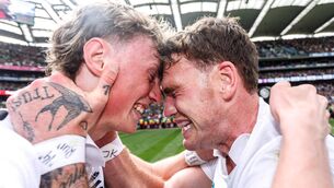 <p>HEADS YOU WIN: Emotions run high as Mayo’s Kobe McDonald and Jordan Flynn celebrate after winning the All-Ireland SFC final yesterday at Croke Park. Pic: Tom Maher/Inpho</p> <p>HEADS YOU WIN: Emotions run high as Mayo’s Kobe McDonald and Jordan Flynn celebrate after winning the All-Ireland SFC final yesterday at Croke Park. Pic: Tom Maher/Inpho</p>