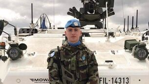 <p>Private Seán Rooney: Soldier was killed in Lebanon in December 2022. File picture</p> <p>Private Seán Rooney: Soldier was killed in Lebanon in December 2022. File picture</p>