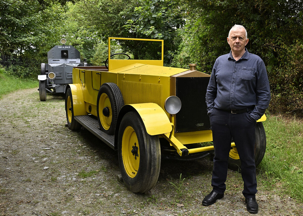 Tim Crowley outside the Michael Collins Centre Museum. Picture: Martin Walsh. Tim Crowley outside the Michael Collins Centre Museum. Picture: Martin Walsh.
