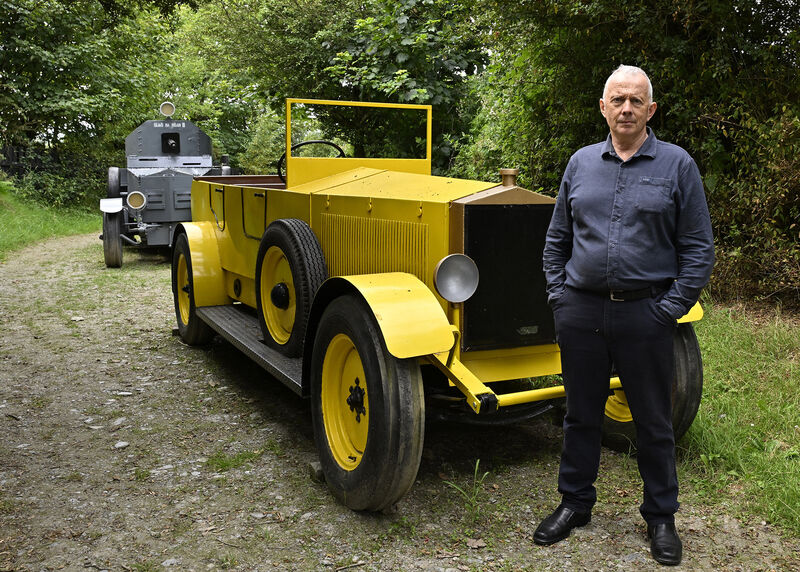 Tim Crowley outside the Michael Collins Centre Museum. Picture: Martin Walsh. Tim Crowley outside the Michael Collins Centre Museum. Picture: Martin Walsh.