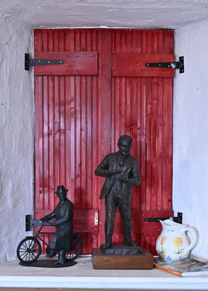Small statues of Michael Collins on display in the museum Picture: Martin Walsh. Small statues of Michael Collins on display in the museum Picture: Martin Walsh.
