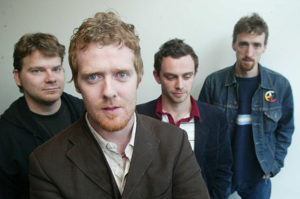 Glen Hansard in 2003 with other members of The Frames, Rob Bochnik, Joseph Doyle and Colm Mac Con Iomaire. Picture: Gareth Chaney Collins Glen Hansard in 2003 with other members of The Frames, Rob Bochnik, Joseph Doyle and Colm Mac Con Iomaire. Picture: Gareth Chaney Collins
