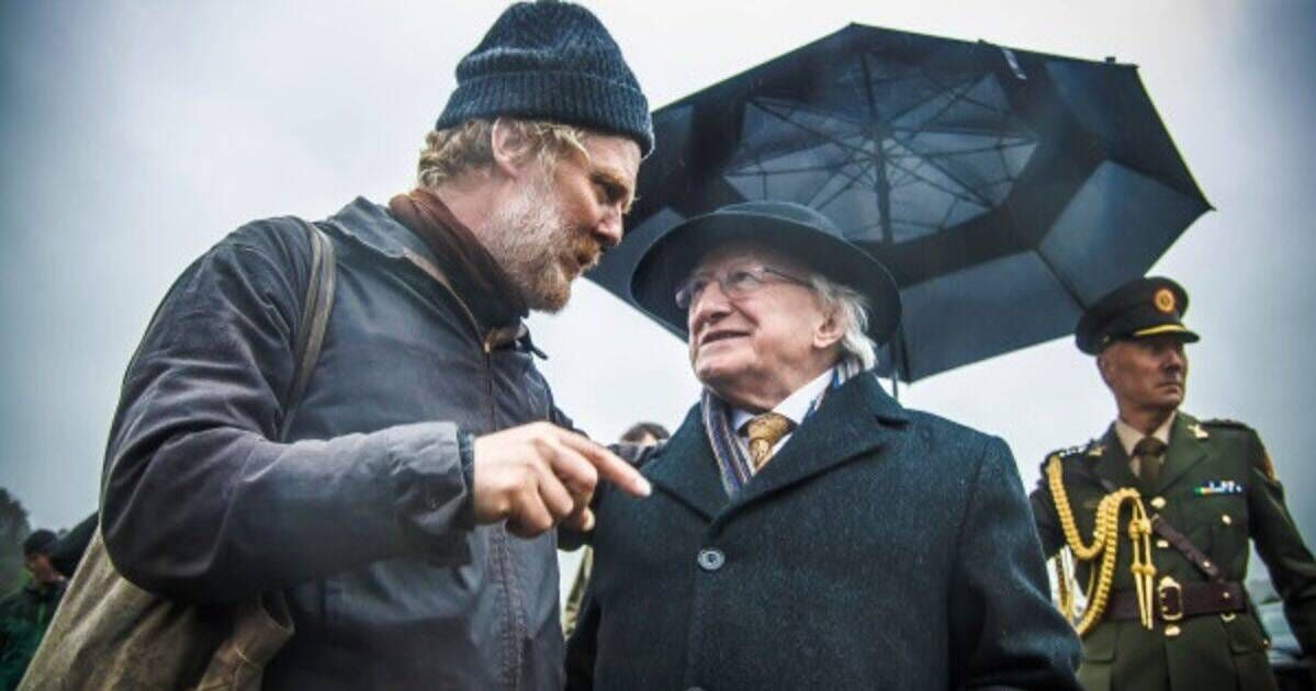Glen Hansard at Féile na Laoch with President Michael D Higgins in Cúil Aodha, Co Cork, in 2018. Picture: Paul Reardon Glen Hansard at Féile na Laoch with President Michael D Higgins in Cúil Aodha, Co Cork, in 2018. Picture: Paul Reardon