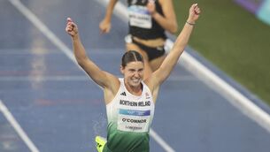 <p>GOLD STANDARD: Kate O’Connor has maintained her medal-winning streak by claiming heptathlon gold at the Commonwealth Games in Glasgow. Pic: ©INPHO.</p> <p>GOLD STANDARD: Kate O’Connor has maintained her medal-winning streak by claiming heptathlon gold at the Commonwealth Games in Glasgow. Pic: ©INPHO.</p>