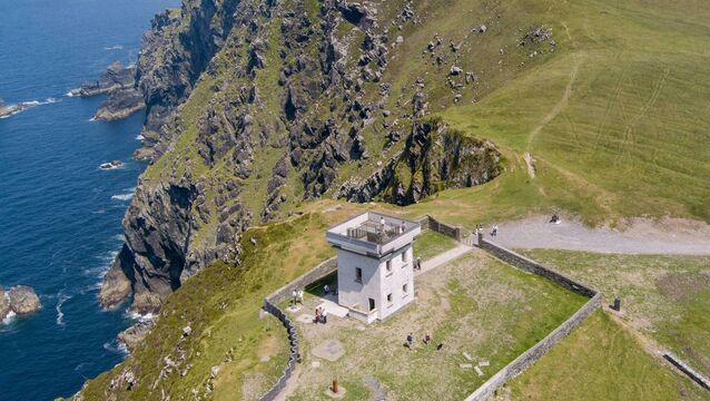 <p>The Wild Atlantic Way Discovery Point at Bray Head, Valentia Island, Co Kerry, recently enhanced in a €2.1m investment by Fáilte Ireland in partnership with Kerry County Council. Picture: Valerie O'Sullivan</p>