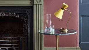 <p>A bold, modern triadic colour scheme hangs on Little Greene's colour for 2026, Adventurer, a warm aubergine. Hicks Blue (door) and Acorn Mid (fireplace). The sizzling yellow vintage lamp holds its own, €38 per litre, suppliers include Hickeys of Maylor Street, Cork.</p> <p>A bold, modern triadic colour scheme hangs on Little Greene's colour for 2026, Adventurer, a warm aubergine. Hicks Blue (door) and Acorn Mid (fireplace). The sizzling yellow vintage lamp holds its own, €38 per litre, suppliers include Hickeys of Maylor Street, Cork.</p>