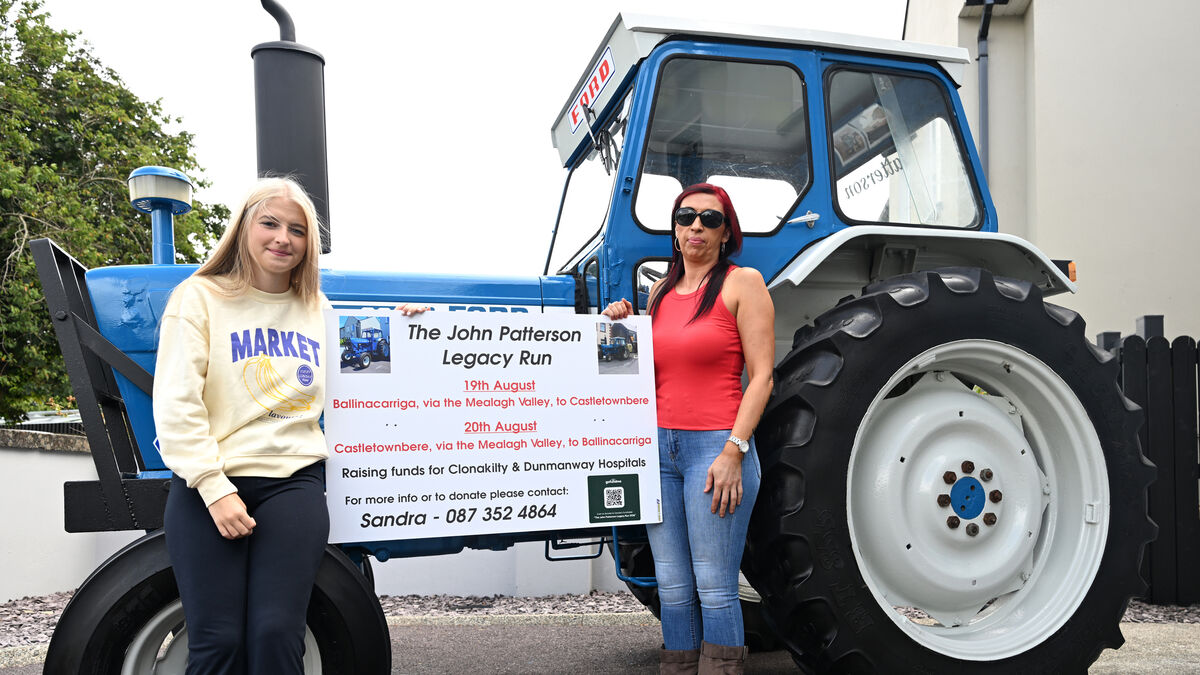 West Cork woman takes on 220km solo tractor run to honour father’s legacy