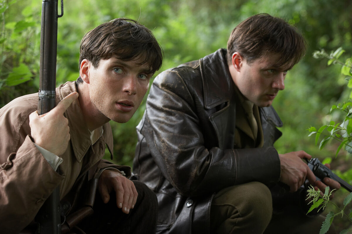 Cillian Murphy and Padraic Delaney in a scene from The Wind That Shakes The Barley. Cillian Murphy and Padraic Delaney in a scene from The Wind That Shakes The Barley.