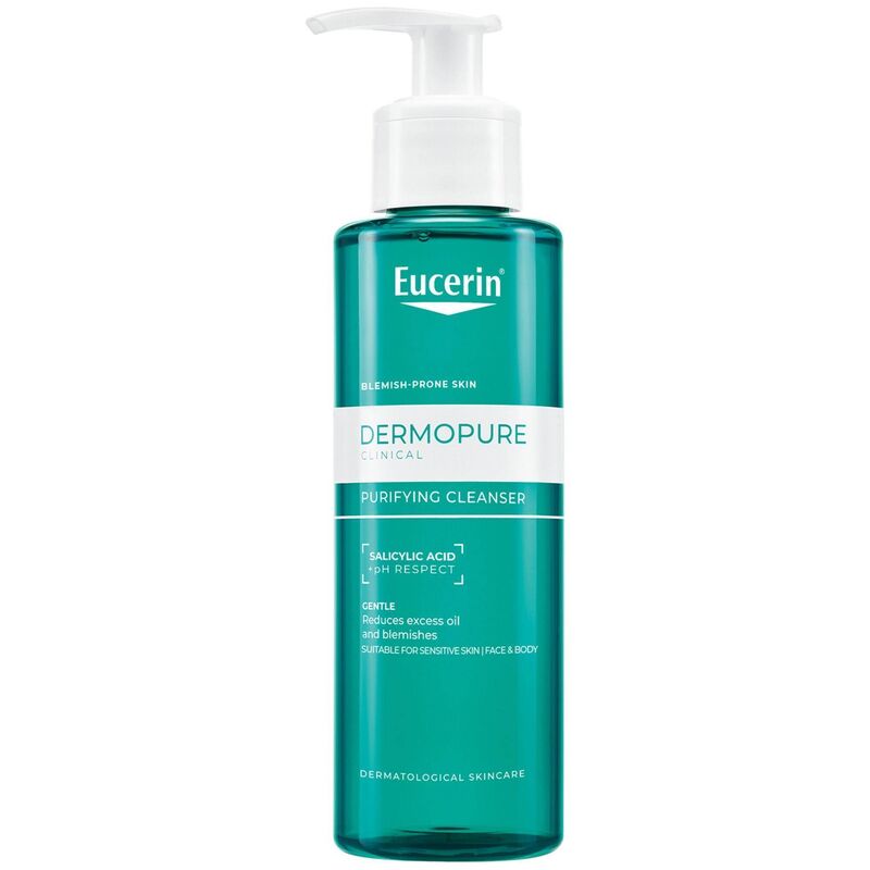 Eucerin’s Dermopure Clinical Purifying Cleanser. Eucerin’s Dermopure Clinical Purifying Cleanser.