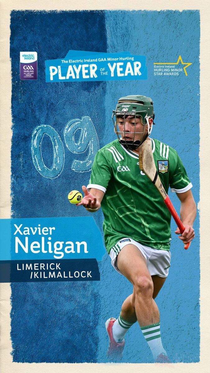 the 2026 Electric Ireland GAA Minor Star Hurling Player of the Year.
