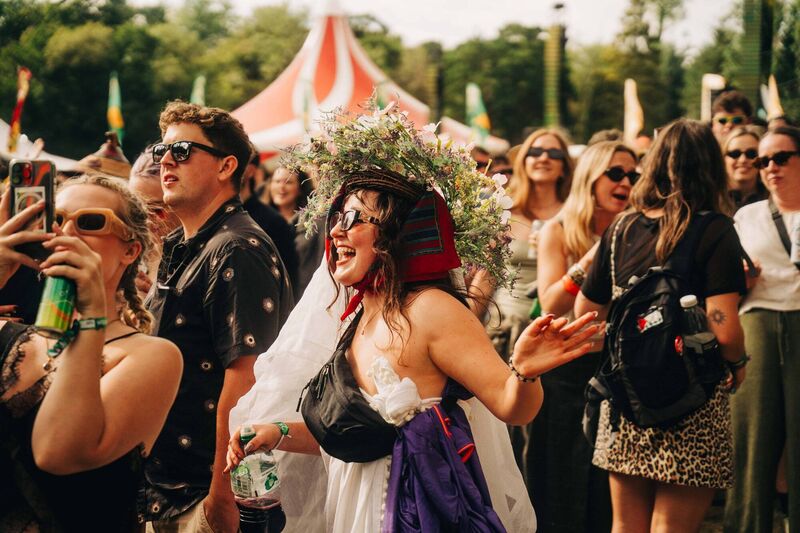 Festival-goers enjoying All Together Now 2025. Festival-goers enjoying All Together Now 2025.