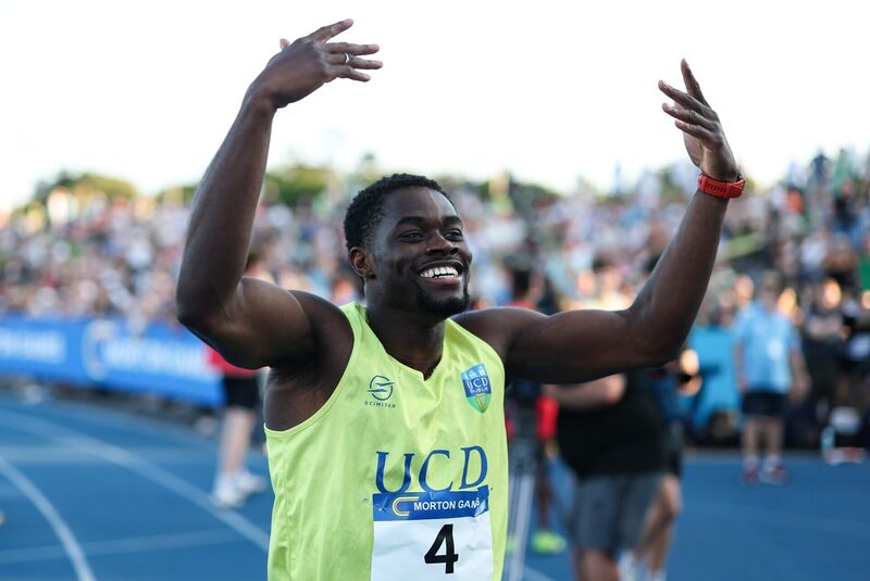 National indoor men’s 60m champion Bori Akinola qualifies through ranking. Pic: Nick Elliott/Inpho National indoor men’s 60m champion Bori Akinola qualifies through ranking. Pic: Nick Elliott/Inpho