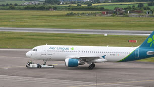 <p> Aer Lingus announced plans to cut almost 500 jobs earlier this month. 	Picture: Larry Cummins</p>