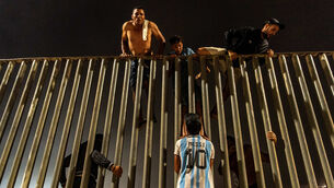 <p>Migrants have attempted to cross from Morocco into the Spanish enclave of Ceuta (AP)</p>
