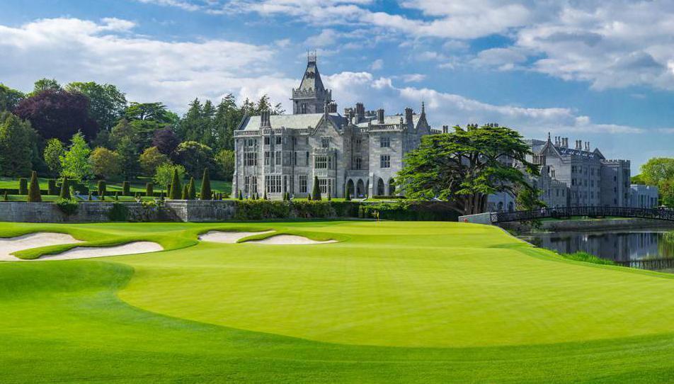 The 18th green at Adare Manor. Pic: Larry Lambrecht