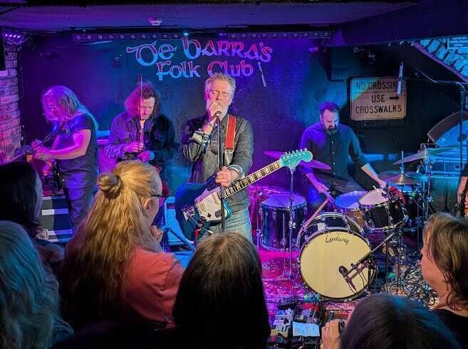 Glen Hansard performing with the Frames in DeBarra's, Clonakilty in February — his last gig in Cork.