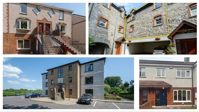 <p>Clockwise from upper left: 14 Granary Court, Midleton, Co. Cork; 22 Lios na Greine, Douglas, Cork; 3 Ronayn’s Court, Rochestown, Cork; 125 Eagle Valley, Wilton, Cork</p>