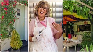 <p>Aileen Hogan, centre, founder of Shabby.ie. She painted her front door, left, in Shabby Cilantro, Fleetwood, and one of her favourite spaces is her outdoor bar, right. </p> <p>Aileen Hogan, centre, founder of Shabby.ie. She painted her front door, left, in Shabby Cilantro, Fleetwood, and one of her favourite spaces is her outdoor bar, right. </p>