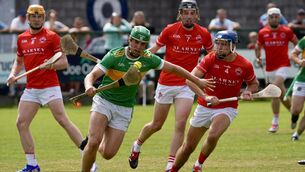 <p>Castlelyons’ Leon Dooley slides past Blarney’s Stephen Mullane. Pic: Noel Sweeney</p> <p>Castlelyons’ Leon Dooley slides past Blarney’s Stephen Mullane. Pic: Noel Sweeney</p>
