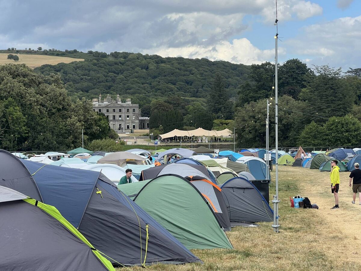 One of the camping areas at All Together Now. Picture: Chani Anderson One of the camping areas at All Together Now. Picture: Chani Anderson