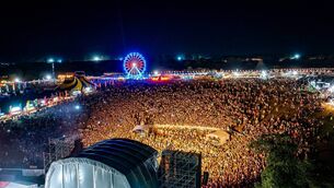 <p>An aerial view of the Main Stage at All Together Now at Curraghmore Festival in Co Waterford. Picture: ATN </p> <p>An aerial view of the Main Stage at All Together Now at Curraghmore Festival in Co Waterford. Picture: ATN </p>