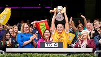Bronagh Devlin lifts the cup 2/8/2026