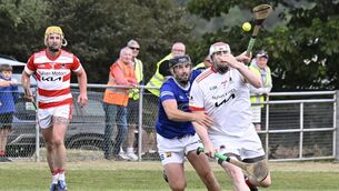 <p>HE'S A KEEPER: Courcey Rovers goalkeeper Stephen Nyhan's late point secured a draw with Ballinhassig. Pic: Martin Walsh.</p> <p>HE'S A KEEPER: Courcey Rovers goalkeeper Stephen Nyhan's late point secured a draw with Ballinhassig. Pic: Martin Walsh.</p>
