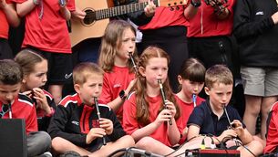 <p class="contextmenu internal_Caption">Performers at Fleadh Cheoil na hÉireann 2026, which has officially opened in Belfast kicking off a week of song, dance and culture as part of the world’s largest celebration of traditional Irish music. Picture date: Sunday August 2, 2026. PA Photo. Photo credit should read: Oliver McVeigh/PA Wire</p> <p class="contextmenu internal_Caption">Performers at Fleadh Cheoil na hÉireann 2026, which has officially opened in Belfast kicking off a week of song, dance and culture as part of the world’s largest celebration of traditional Irish music. Picture date: Sunday August 2, 2026. PA Photo. Photo credit should read: Oliver McVeigh/PA Wire</p>