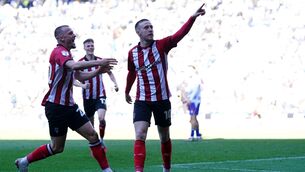 <p>Lincoln City's Jack Moylan (right) celebrates. Pic: Jacob King/PA Wire.</p> <p>Lincoln City's Jack Moylan (right) celebrates. Pic: Jacob King/PA Wire.</p>